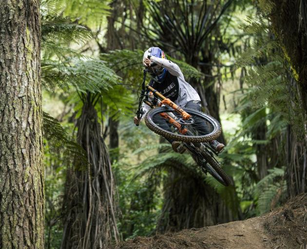 Queenstown’s Jess Blewitt pictured while filming Red Bull’s ‘Sound of Speed’ in Rotorua. PHOTO:...