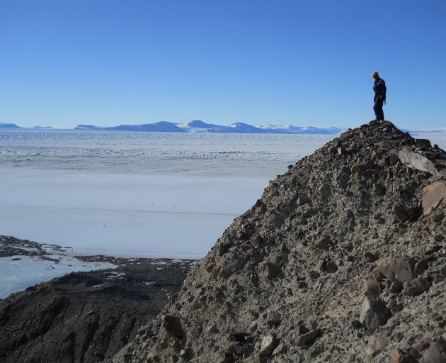 Prof Tim Naish in the Antarctic. Photo: supplied 