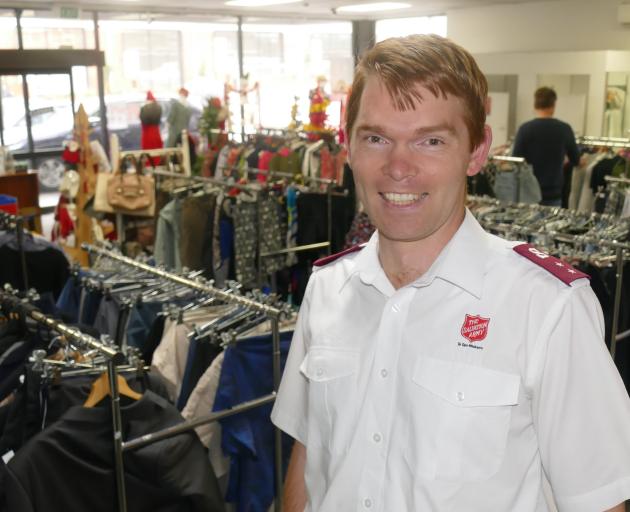 Salvation Army Queenstown’s Andrew Wilson’s planning to use Connecting Communities’ funding to...