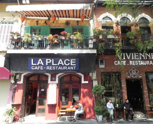 French-inspired cafes in Hanoi.