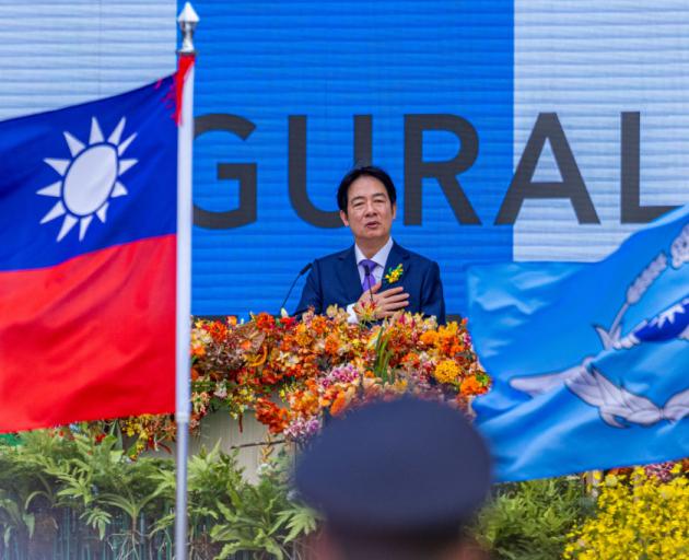 Lai Ching-te at his inauguration earlier this week. He has  repeatedly offered talks with China...