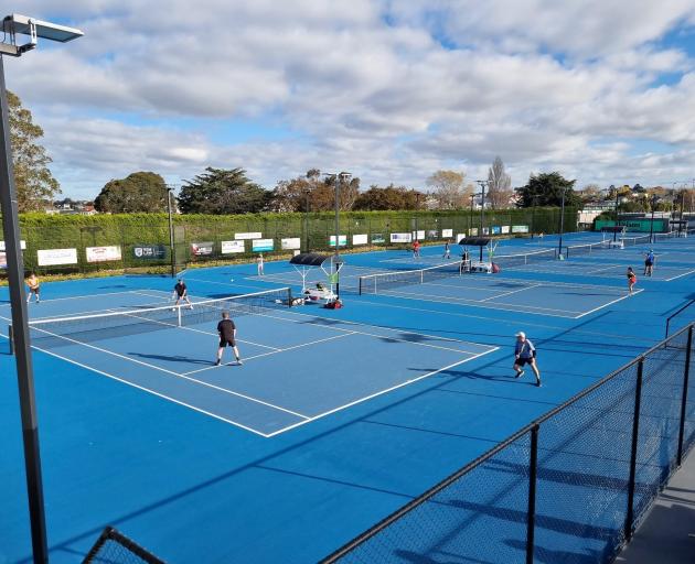 The courts at the Trust Aoraki Tennis Centre had a good workout as the facility was host to the...