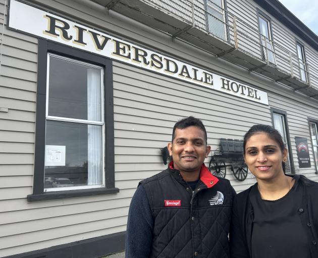 The new owner operators of the Riversdale Hotel Kaylan and Charitha Reddy. PHOTO: BEN ANDREWS