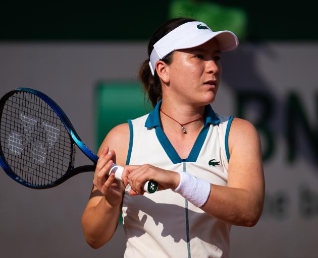 New Zealand born Lulu Sun during French Open qualifications in May. Photo: Getty Images