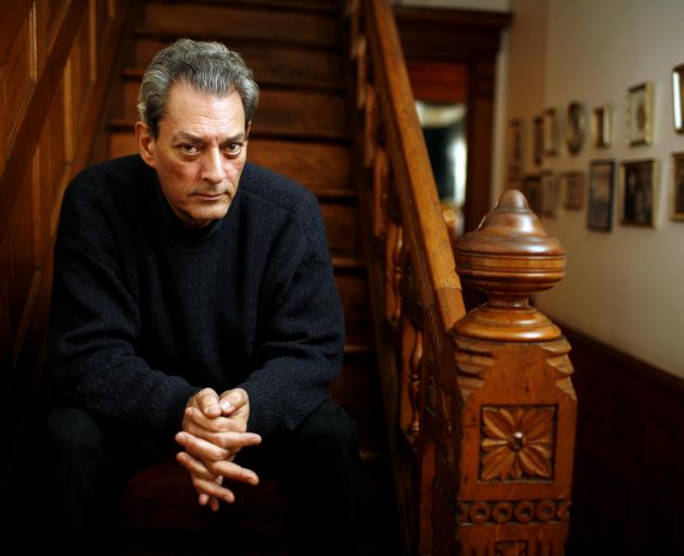 American Novelist and Film Director Paul Auster at his home in Brooklyn, New York. Photo: Getty...