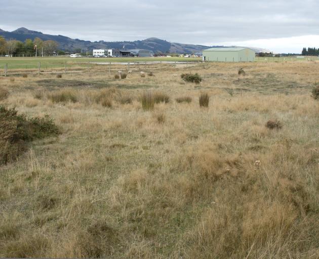 Contested land on the edge of the Taieri Aerodrome. PHOTO: ODT FILES