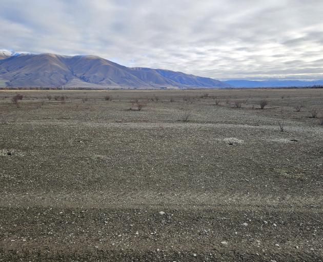 Barren land on Haldon Station in the Mackenzie country is set to be used for a solar farm. PHOTO:...