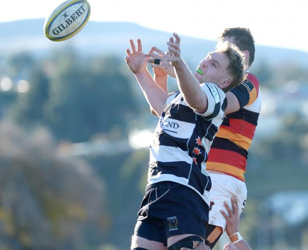 Action from a premier club rugby match between Southern and Zingari earlier in the season. PHOTO:...