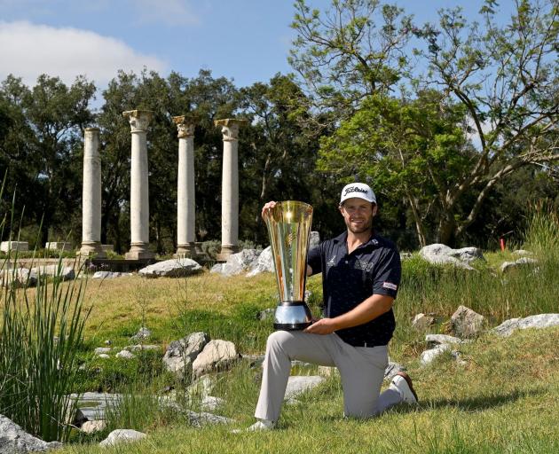 Queenstown pro golfer Ben Campbell following a huge win in Morocco on Sunday. PHOTO: ASIAN TOUR