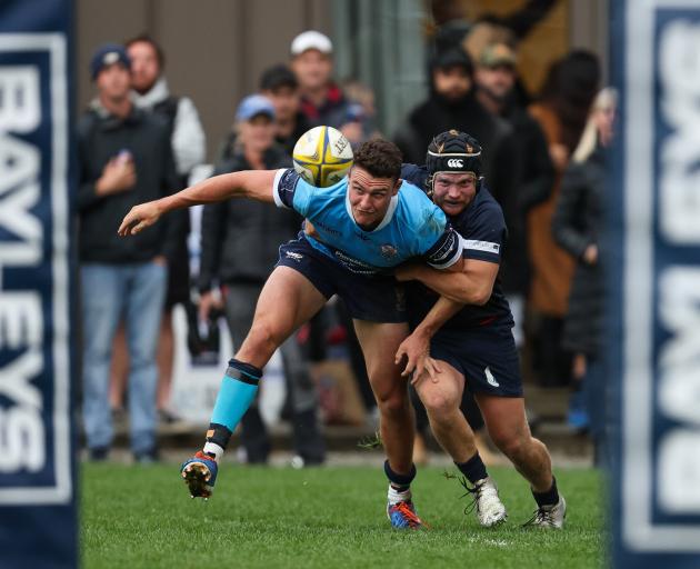 Wakatipu Prems’ halfback James Valentine in action earlier this season. PHOTO: ARCHIVE