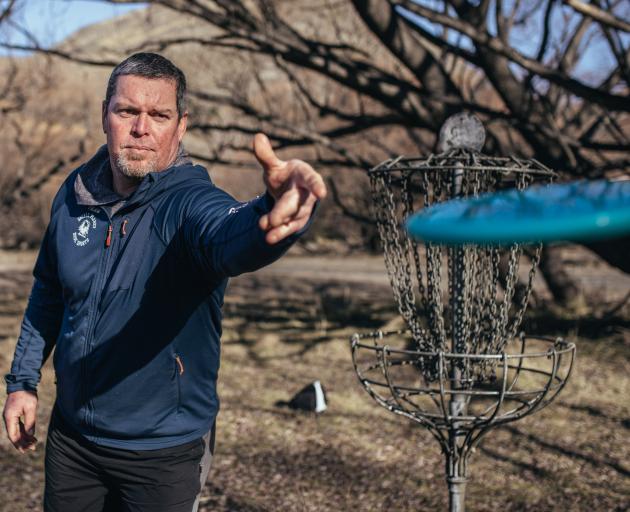 Tucker Beach Rush disc golf tourney director and entrant Hemi Te Awhitu. PHOTO: ARCHIVE