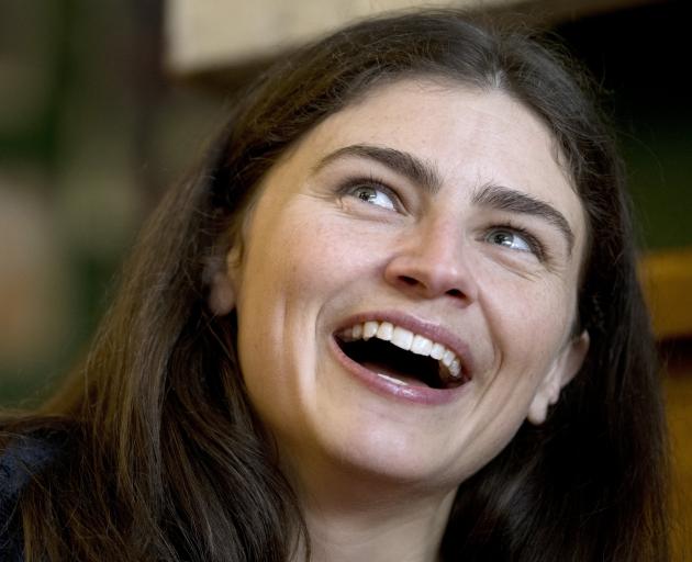 Chloe Swarbrick enjoying being back in Dunedin. PHOTO: GERARD O’BRIEN