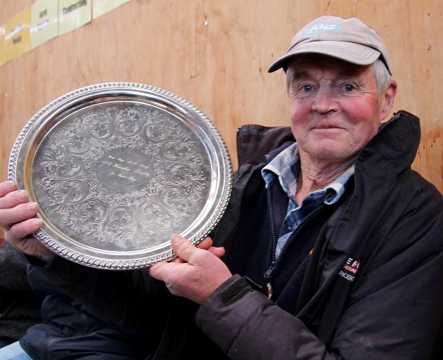 Merino Downs farmer Peter Byars took this year’s silverware for producing the best hay.