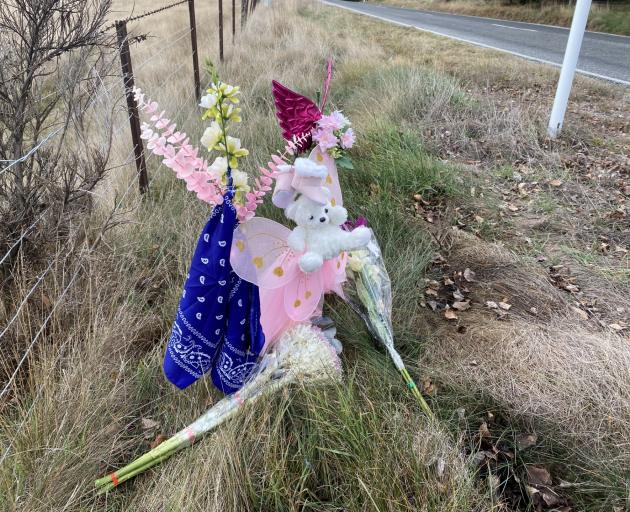 A memorial at the site of the crash. Photo: Philip Chandler 