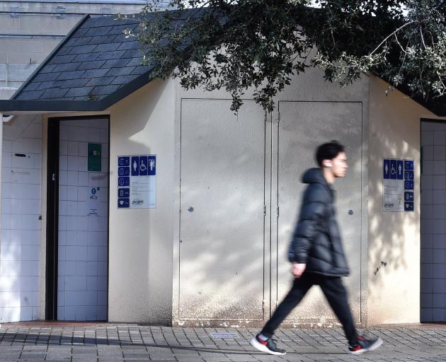 The public toilets in Frederick St are due to be replaced. PHOTO: PETER MCINTOSH