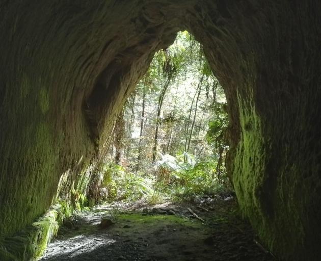 A man-made cave at Te Aka. PHOTO: MIKE YARDLEY