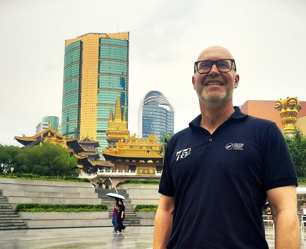 Silver Fern Farms chief transformation officer Matt Ballard, pictured near the company's Shanghai...