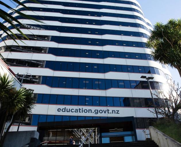 The Ministry of Education's building in Bowen Street in Wellington. PHOTO: RNZ