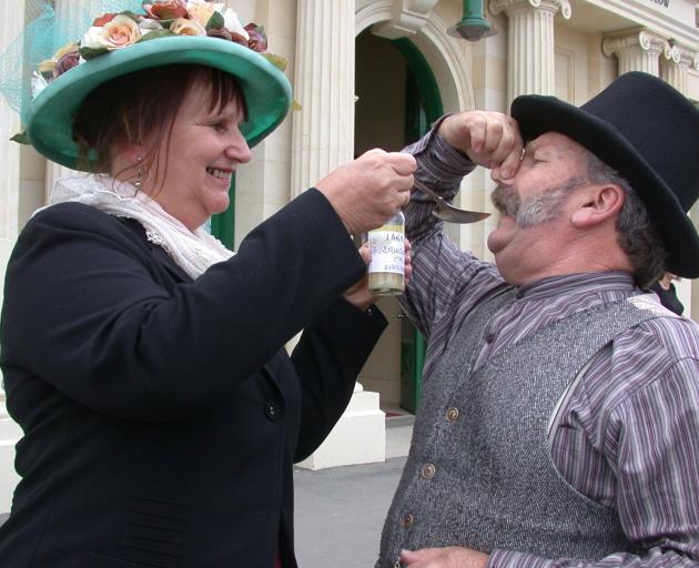 Victorian domestic goddess Marise Martin doses her unsure husband with a home-made concoction....