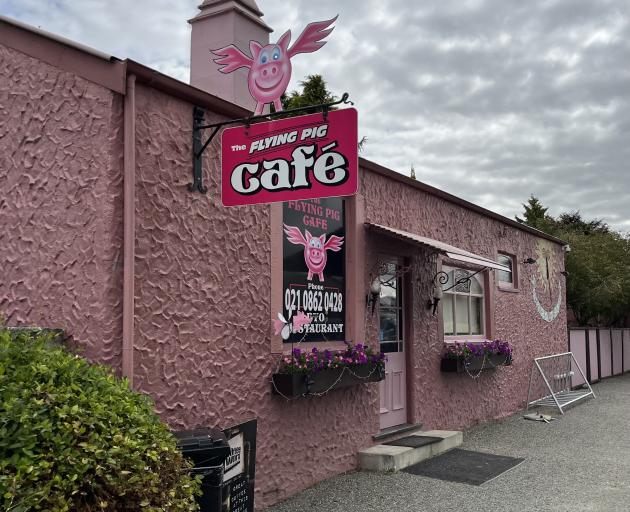 The Flying Pig cafe is unchained and ready for sale. PHOTO: NIC DUFF