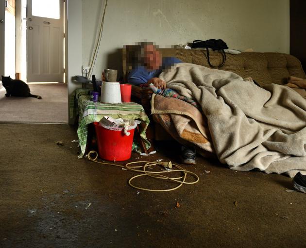 Behind the doors of a South Dunedin rental. PHOTOS: STEPHEN JAQUIERY