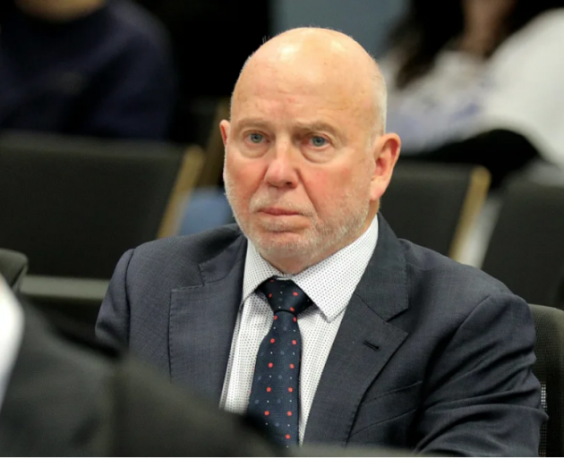 Philip John Polkinghorne in the Auckland High Court. Photo: RNZ