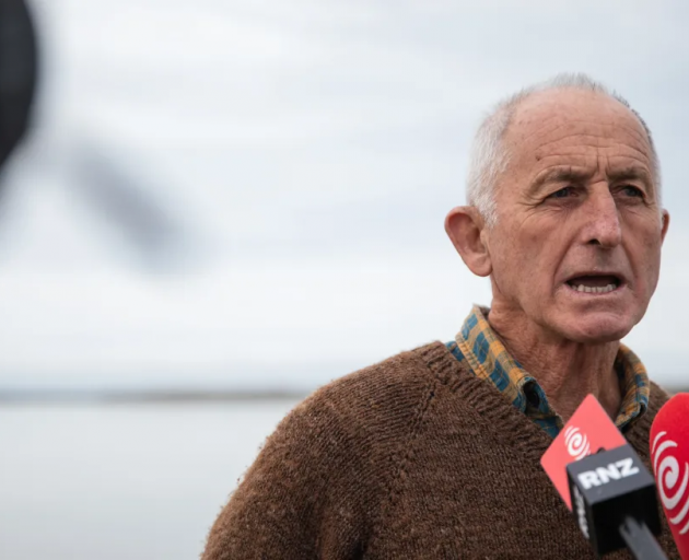 Hamish Pryde was among the workers tasked with clearing the bar. Photo: RNZ / Samuel Rillstone