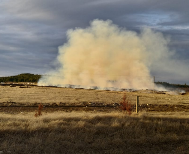 Evacuations were carried out in the Pukaki area, after flames spread across hectares of grass and...