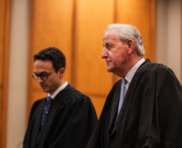 David Tamihere's lawyers, James Carruthers (L) and Murray Gibson (R) at the Court of Appeal....