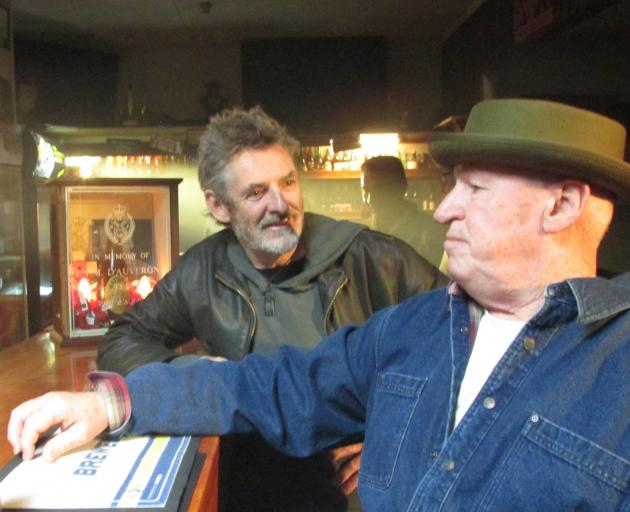 "There’s a song here!" Austen McMillan (left), of Oamaru, introduces Barney Bainbridge to Ted’s...