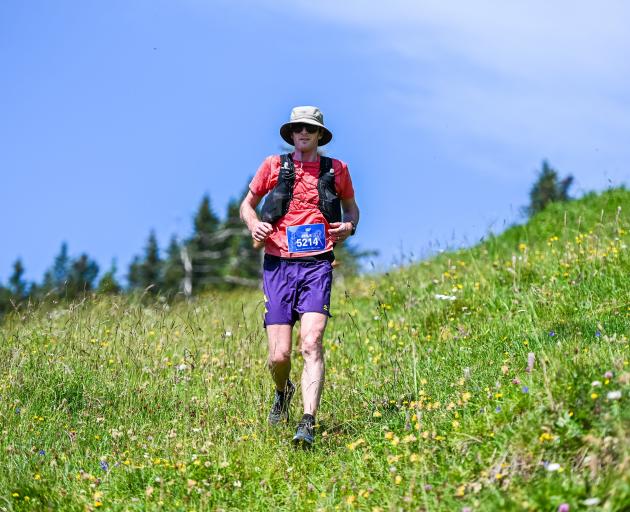 Ultrarunner Benje Patterson, during a recent Crossing Sarina 74km race in Switzerland, in which...