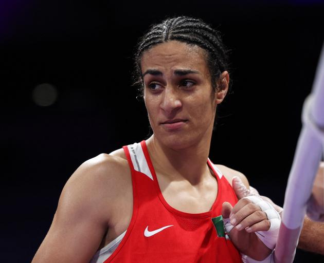 Imane Khelif of Algeria after her fight against Angela Carini of Italy. Photo: Reuters