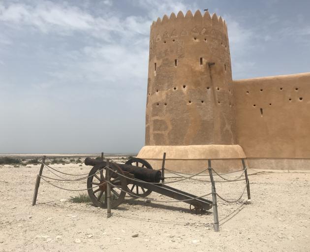 Al Zubara fort in northern Qatar.