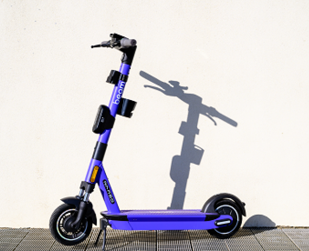 The beam e-scooter, soon to be trialed in Queenstown 