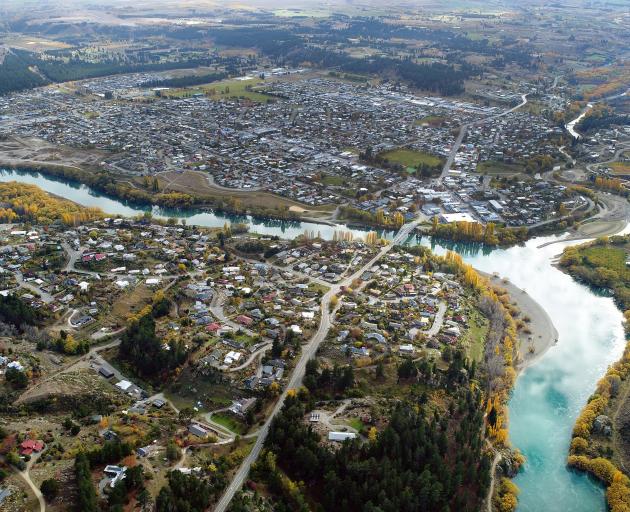 Aerial photo of Alexandra. PHOTO: ODT FILES