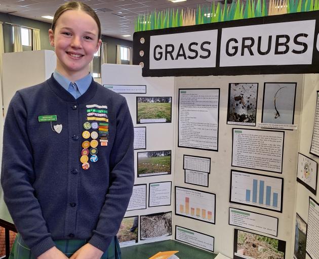 A gold medal winner at last year’s Southland Science and Technology Fair Amelia Frew, of St John...