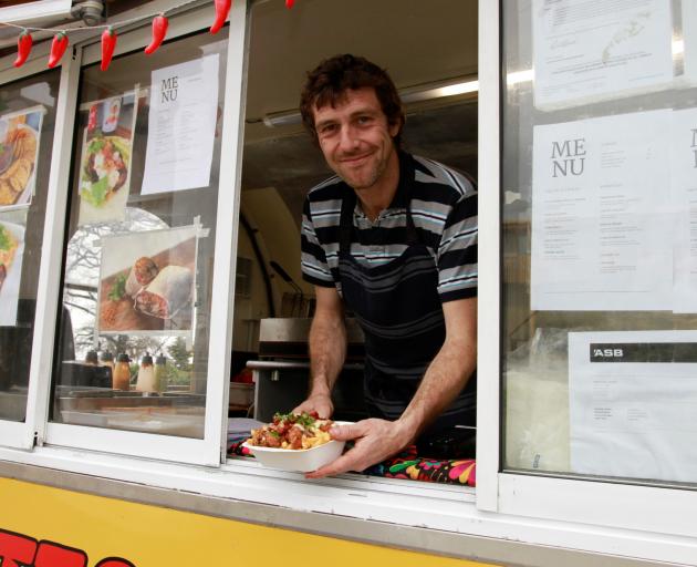 Ben Heaton is among the food vendors at Baring Square East each Friday. Photo: Supplied