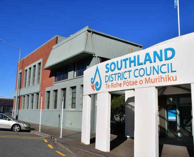 Southland District Council offices in Invercargill. PHOTO: FILE