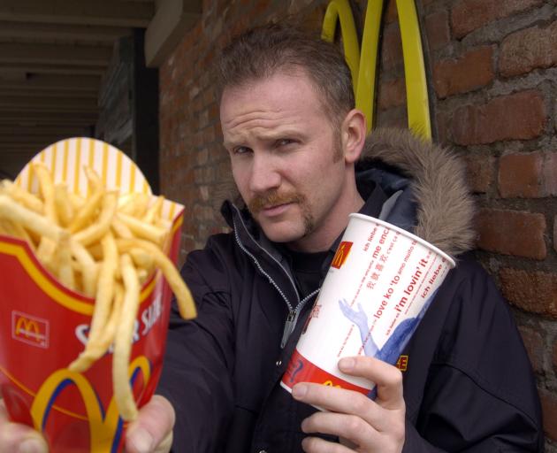 Super Size Me star Morgan Spurlock at McDonalds in Aspen, Colorado. Photo: Getty Images