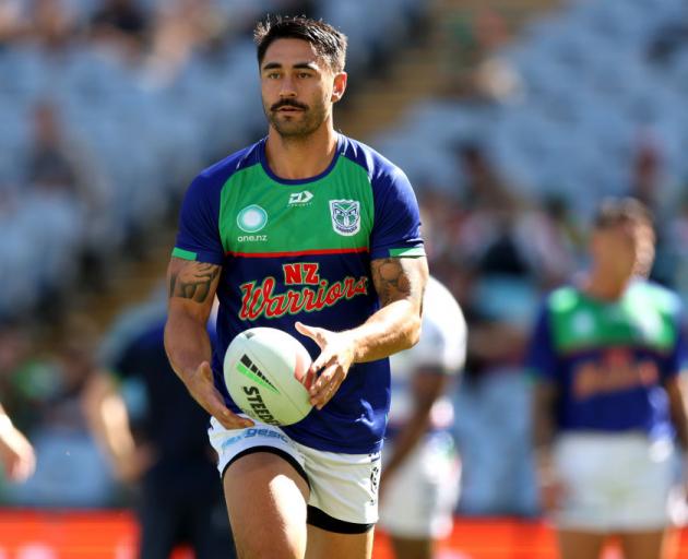 Shaun Johnson Johnson sits fourth on the list of all-time appearances for the Warriors. Photo:...