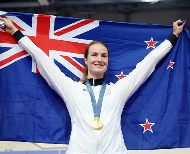 Ellesse Andrews claimed gold in the Women's Sprint. Photo: Getty Images