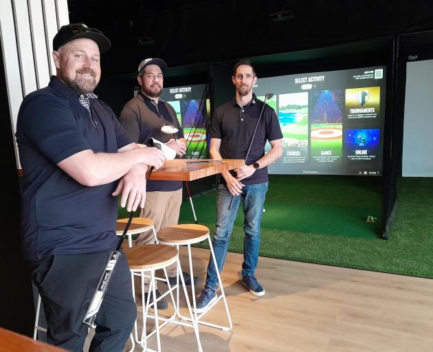 Wānaka tourism and activities start-up business Golf Swing was the brainchild of, from left, Jeff...