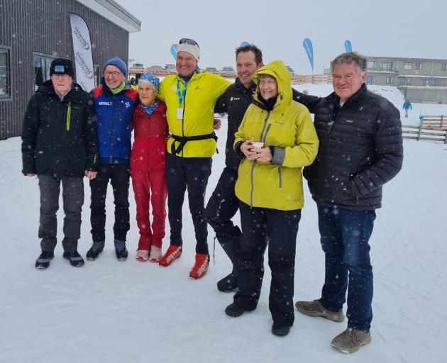 At the opening of the new Snow Farm base building on the Pisa Range yesterday were Snow Farm...