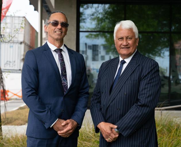 Environment Canterbury's Ngāi Tahu councillors Iaean Cranwell and Tutehounuku Korako. Photo:...