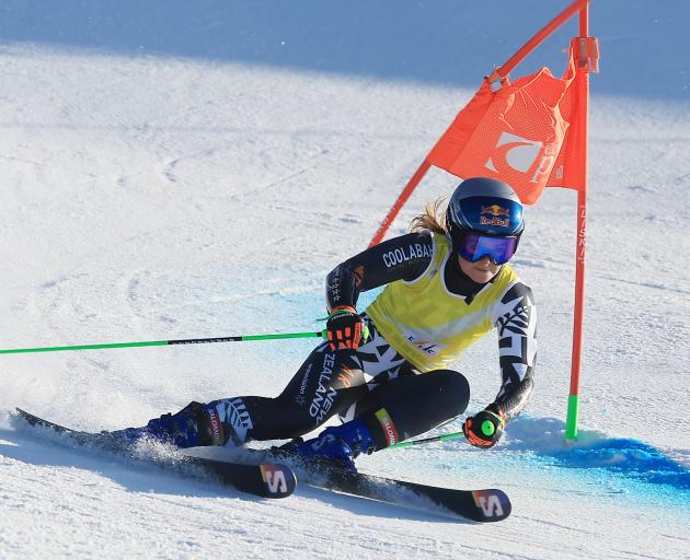 Alice Robinson shows her class to dominate the giant slalom at the Winter Games at Coronet Peak...