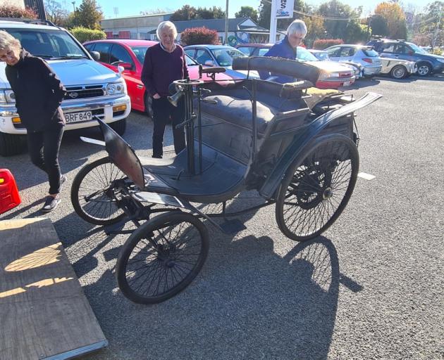 The 1899 Benz Velo looks more like a wheelchair than a modern vehicle and was one of the first...