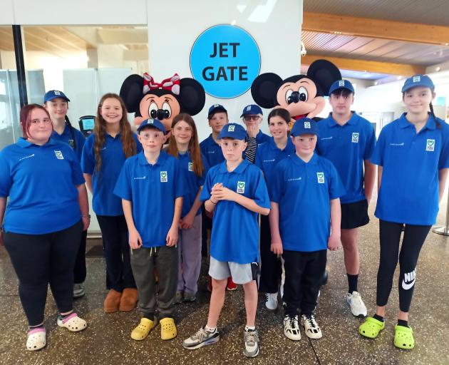 Twelve children from Southland left on Saturday for the adventure of a lifetime in the United...