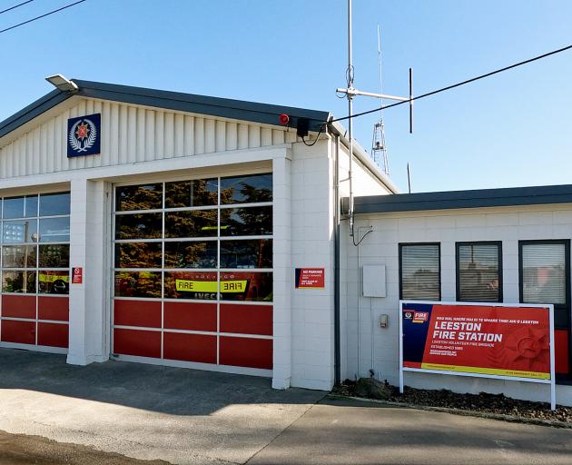 Leeston Fire Station.