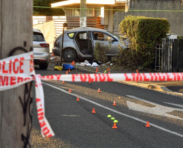 The scene of the crash. Photo: Stephen Jaquiery