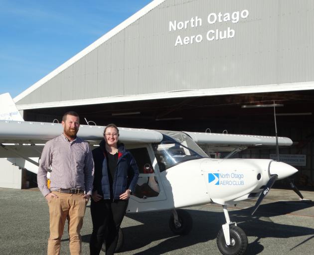 North Otago Aero Club chief flight instructor Sven Thelning and senior flight instructor Holly...